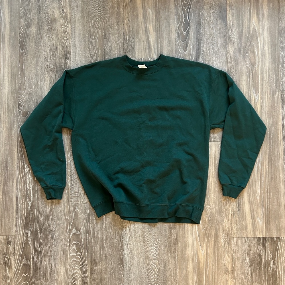 Hanes Crewneck Sweatshirt - Forest Green